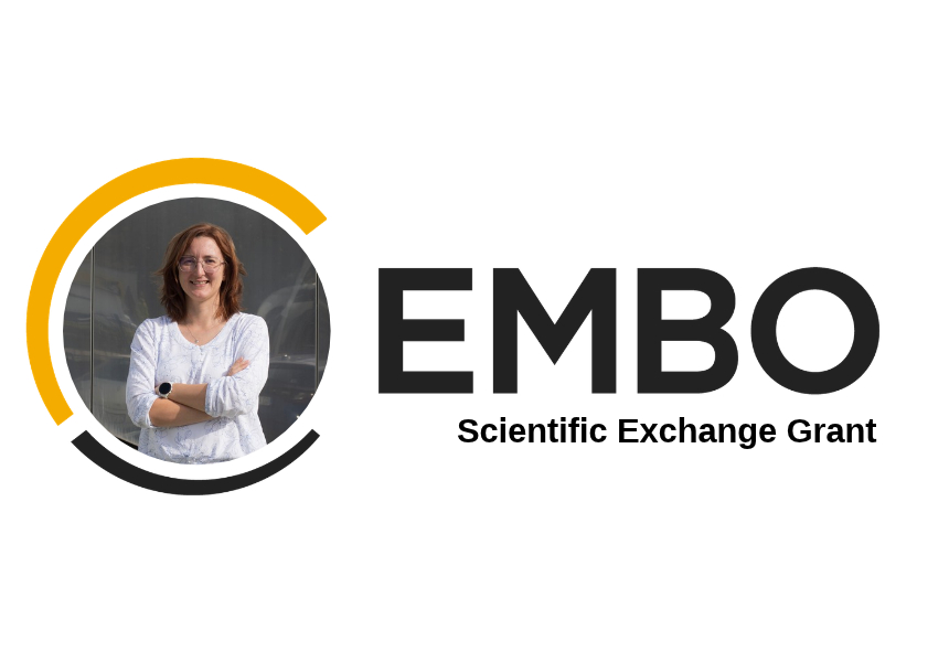 Dr. Marta Potrykus with EMBO Grant